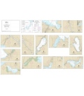 NOAA Chart 14886 (Small-Craft Chart Book) Inland Route, Cheboygan to Conway