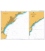 British Admiralty Nautical Chart 166 Alger to Genova and Tunis