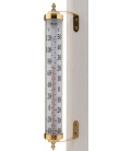 T17LFB Grande View Thermometer, 24" (Living Finish Brass)