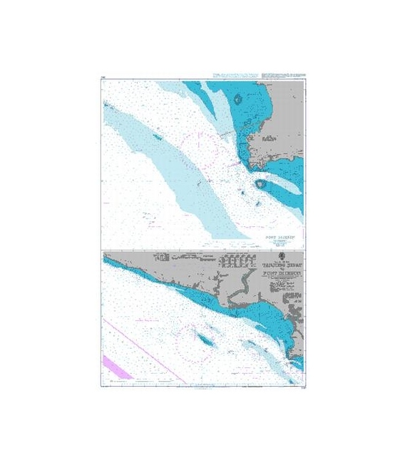 British Admiralty Nautical Chart 1140 Tanjong Sepat to Port Dickson