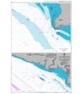 British Admiralty Nautical Chart 1140 Approaches to Port Dickson