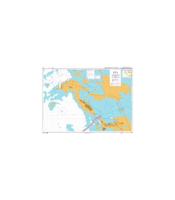 British Admiralty Nautical Chart 2164 Tahkoluoto and Mantyluoto