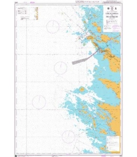 British Admiralty Nautical Chart 3830 Uskalinmaa to Iso-Enskeri