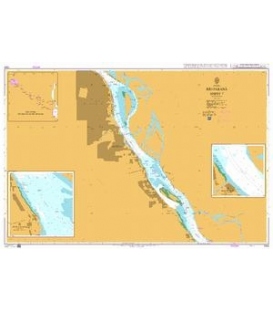 British Admiralty Nautical Chart 1329 Río Paraná Sheet 7