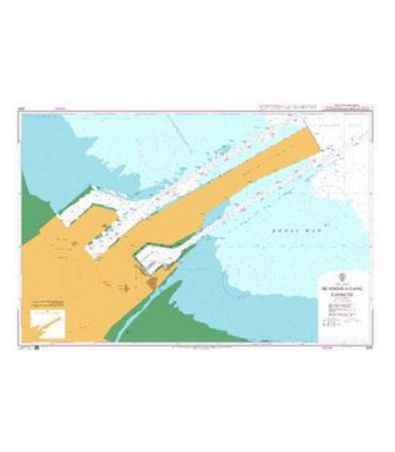 British Admiralty Nautical Chart 1209 Longkou Gang