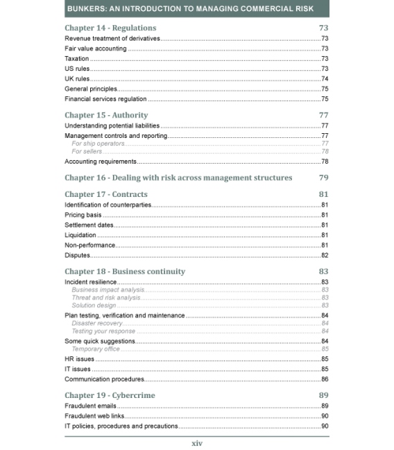 Bunkers: An Introduction to Managing Commercial Risk, 1st, 2016