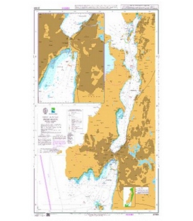 British Admiralty Nautical Chart 3769 Moss Havn