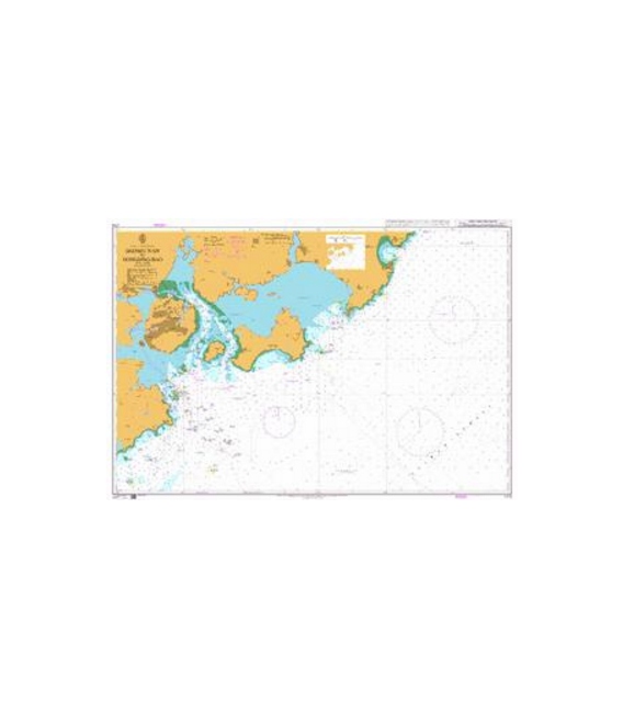 British Admiralty Nautical Chart 1719 Shenhu Wan to Dongding Dao