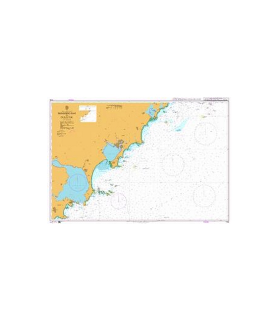 British Admiralty Nautical Chart 1720 Dongding Dao to Gulei Tou