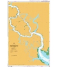 British Admiralty Nautical Chart 1039 Outer Approaches to Ho Chi Minh City