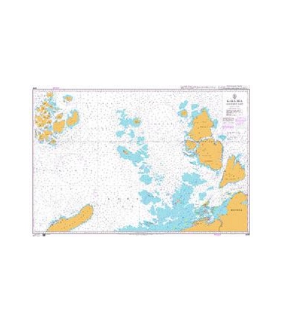 British Admiralty Nautical Chart 2683 Barents Sea Southern Part
