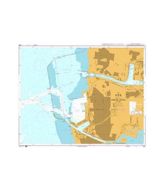 British Admiralty Nautical Chart 2292 Port of Liepaja