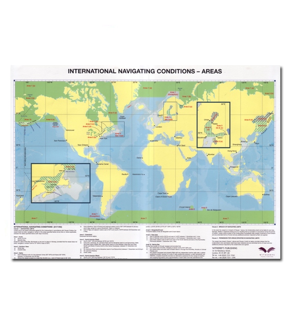 International Navigating Conditions Area Limits Map, 11th Edition