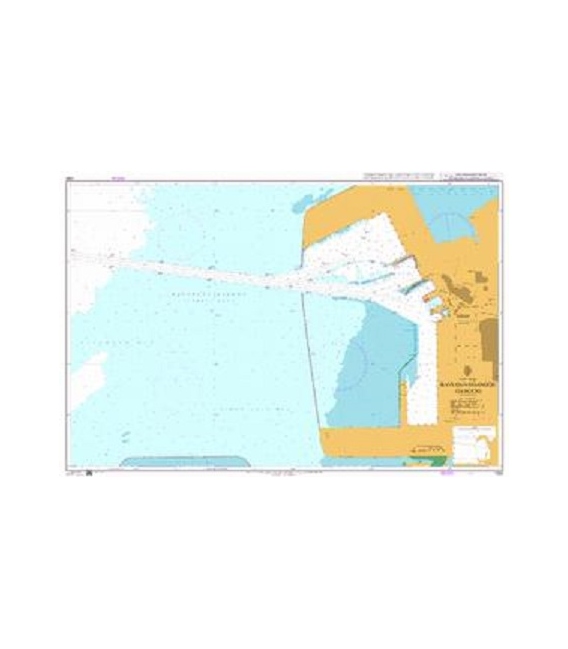 British Admiralty Nautical Chart 1507 Huangdao Oil Piers