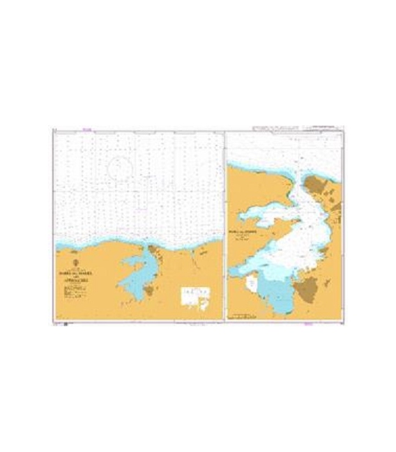 British Admiralty Nautical Chart 410 Bahiá del Mariel and Approaches