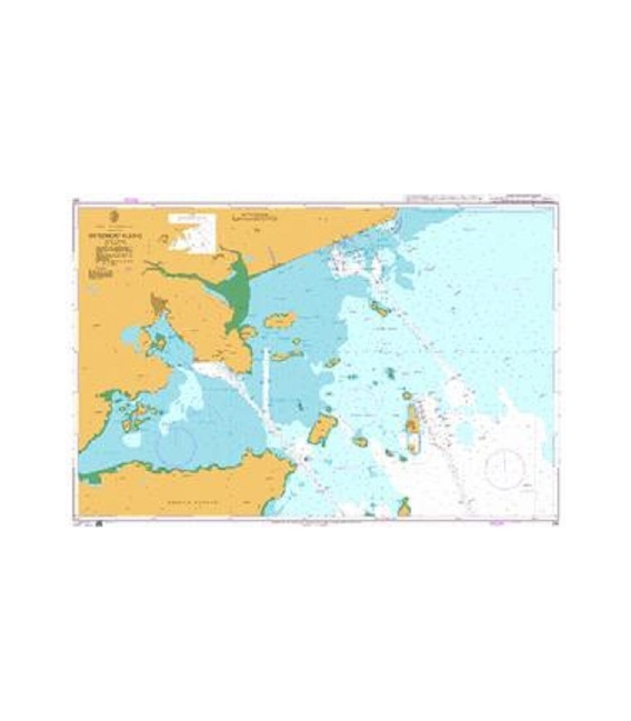 British Admiralty Nautical Chart 345 Huizhou Gang