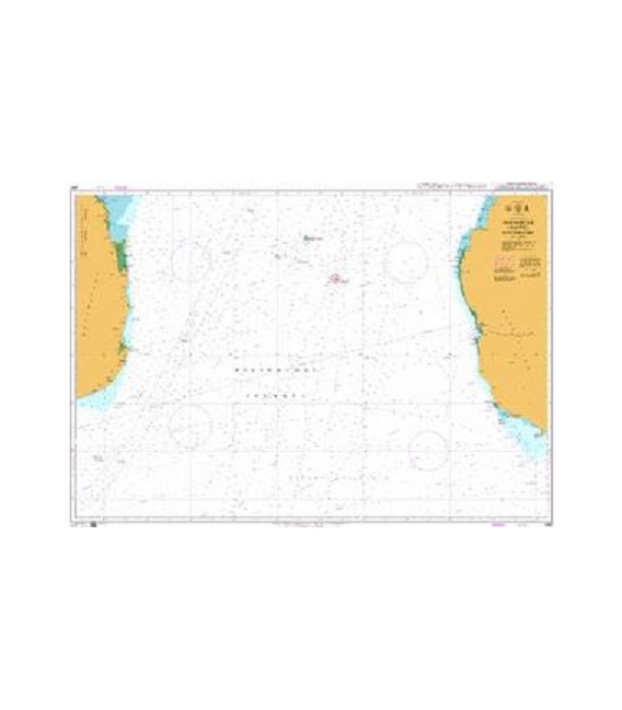 British Admiralty Nautical Chart 3880 Mozambique Channel - Southern Part