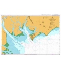 British Admiralty Nautical Chart 1100 Inner Approaches to Song Sai Gon