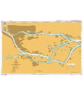 British Admiralty Nautical Chart 347 Huangpu to Guangzhou Shi