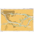 British Admiralty Nautical Chart 347 Huangpu to Guangzhou Shi