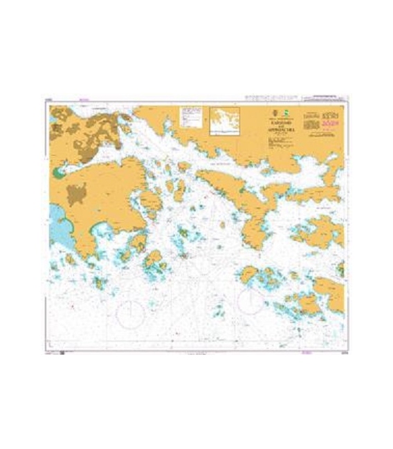 British Admiralty Nautical Chart 2942 Kieler Bucht
