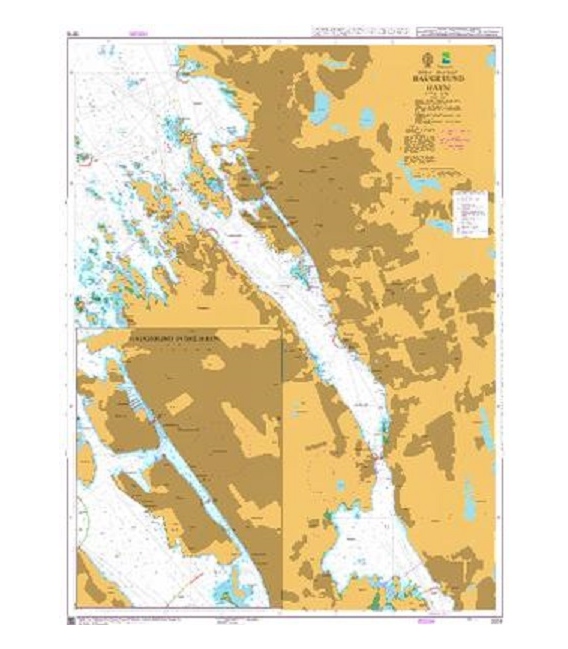 British Admiralty Nautical Chart 2942 Kieler Bucht