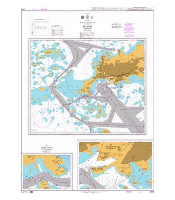 British Admiralty Nautical Chart 2206 Hanko (Hango)