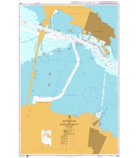 British Admiralty Nautical Chart 2363 Kronshtadt to Lomonosovskaya Gavan'