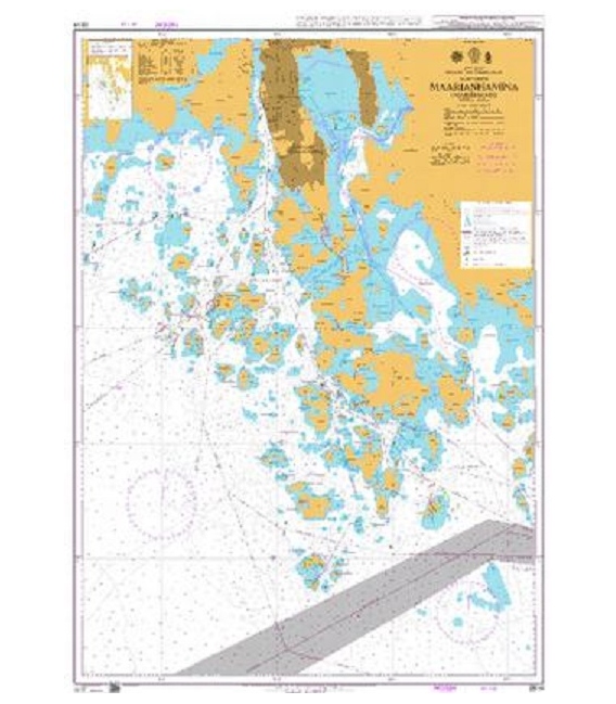 British Admiralty Nautical Chart 2614 Maarianhamina (Mariehamn)