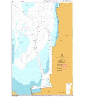 British Admiralty Nautical Chart 2698 ort of Ust'-Luga