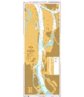 British Admiralty Nautical Chart 2973 Port of Riga - Southern Part
