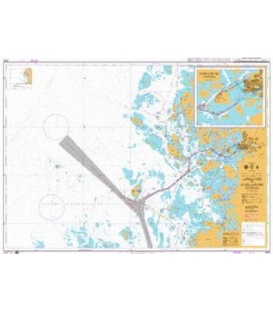 British Admiralty Nautical Chart 3803 Approaches to Uusikaupunki (Nystad)