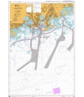 British Admiralty Nautical Chart 3818 Approaches to Helsinki