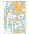 British Admiralty Nautical Chart 3828 Kaurissalo to Norrskata