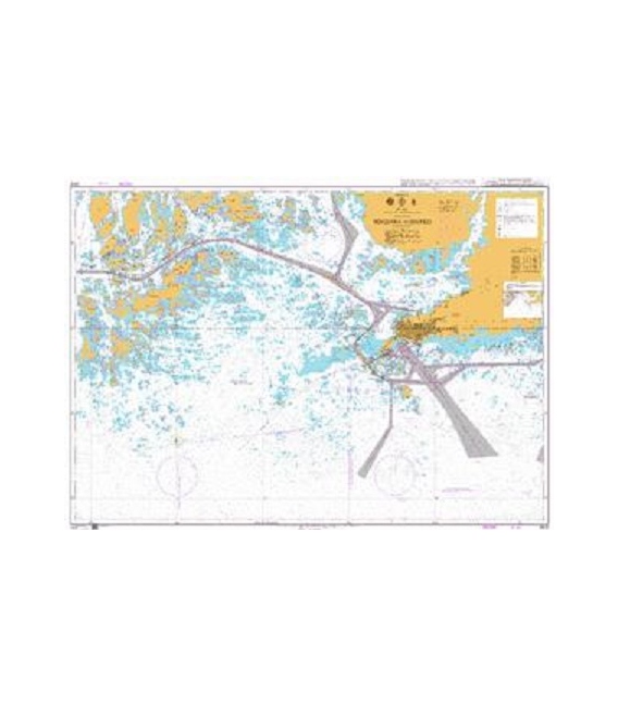 British Admiralty Nautical Chart 3832 Hogsara to Hanko