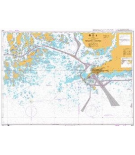 British Admiralty Nautical Chart 3832 Hogsara to Hanko