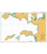 British Admiralty Nautical Chart 1057 Kusadasi Korfezi and Approaches