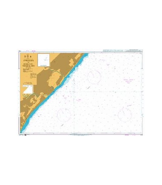 British Admiralty Charts 4169 Approaches to Durban Oil Terminal SBM