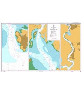British Admiralty Nautical Chart 1059 Vung Tau to Song Thi Vai