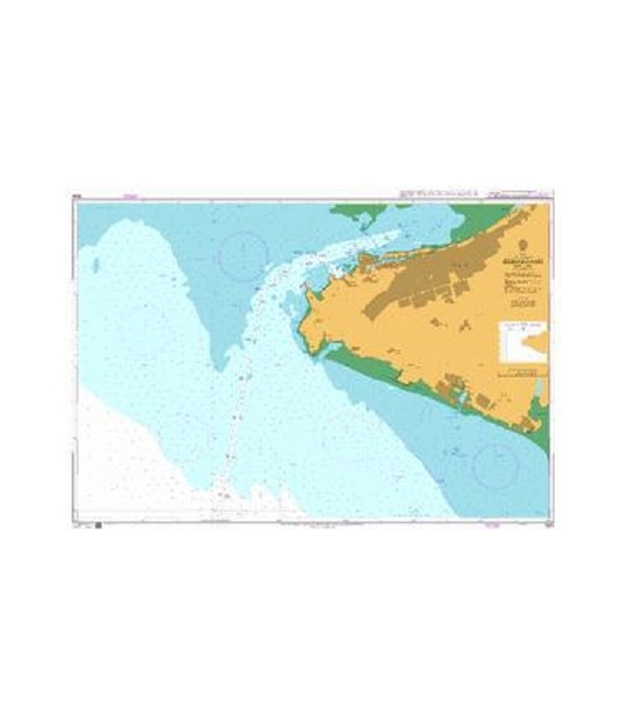 British Admiralty Nautical Chart 3939 Beihai Gang