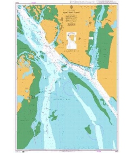 British Admiralty Nautical Chart 3993 Qinzhou Gang