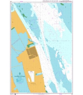 British Admiralty Nautical Chart 349 Nansha Gangqu