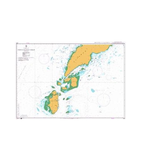 British Admiralty Nautical Chart 4463 North Balabac Strait