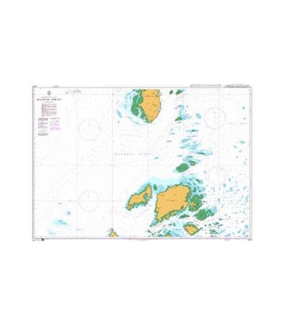British Admiralty Nautical Chart 4464 Balabac Strait