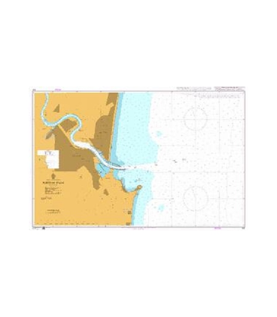 British Admiralty Nautical Chart 547 Porto de Itajaí