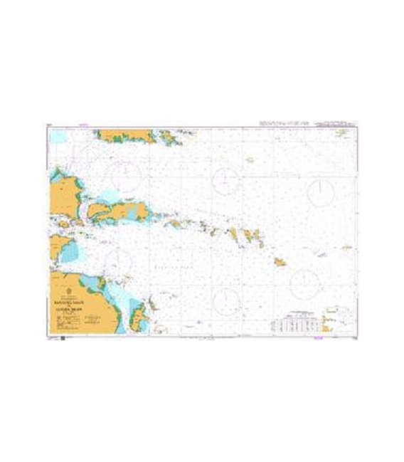 British Admiralty Nautical Chart 1305 Sanxing Shan to Luojia Shan