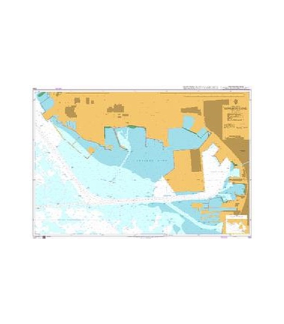 British Admiralty Nautical Chart 1264 Longkou Gang