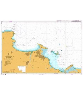 British Admiralty Nautical Chart 1317 Yantai Gang Xigangqu to Muping Gangqu