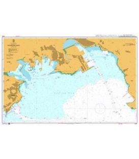 British Admiralty Nautical Chart 3694 Dalian Gang, Heshang Dao.