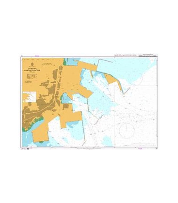British Admiralty Nautical Chart 841 Lanshan Gangqu Gangchi
